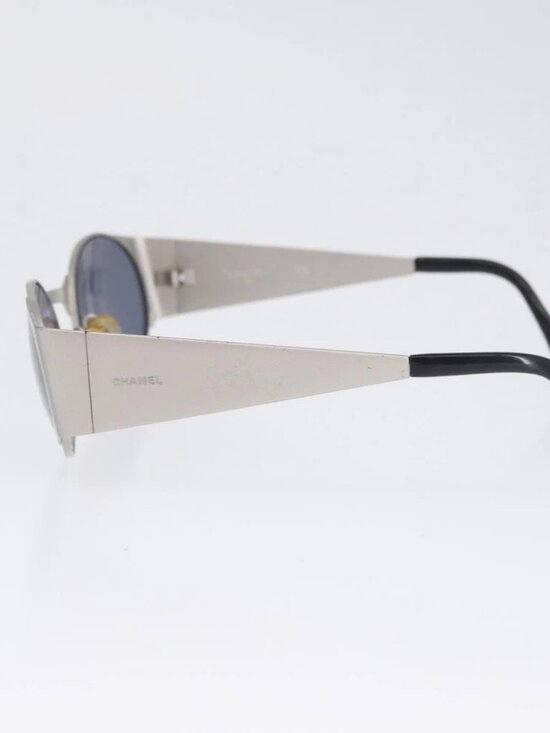 CHANEL Sunglasses metal Silver 06926 45002 CC Auth BA11300 main image 11
